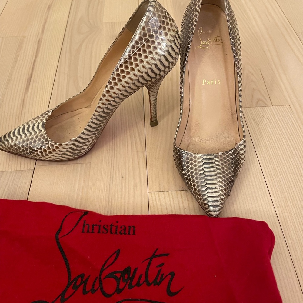 Christian Louboutin Python Leather 37